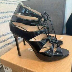 Manolo Blahnik Lace-Up Heels